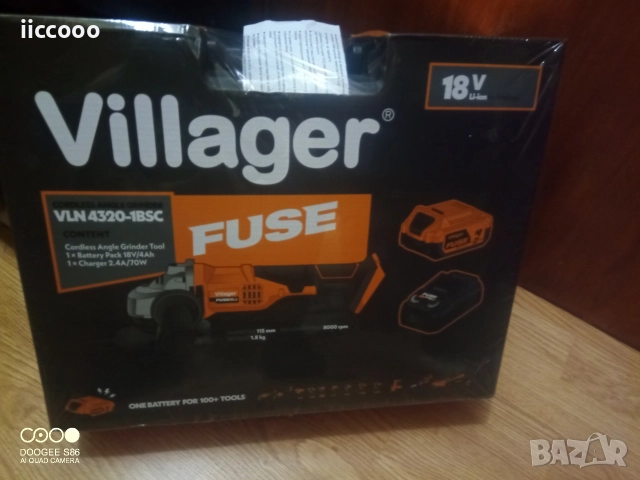 Villager Ъглошлайф 18v, снимка 5 - Бормашини - 52899035