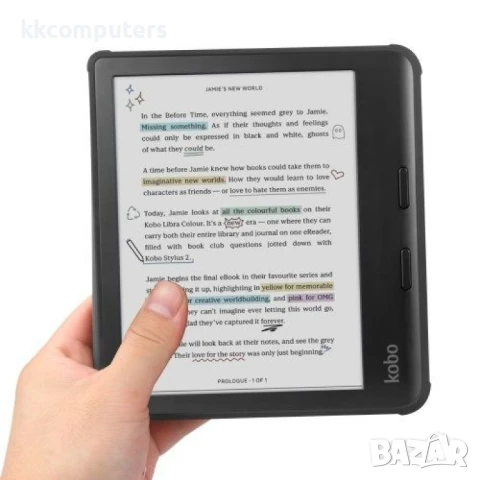 Kobo Libra Colour Кожен Калъф, снимка 11 - Калъфи, кейсове - 50961167