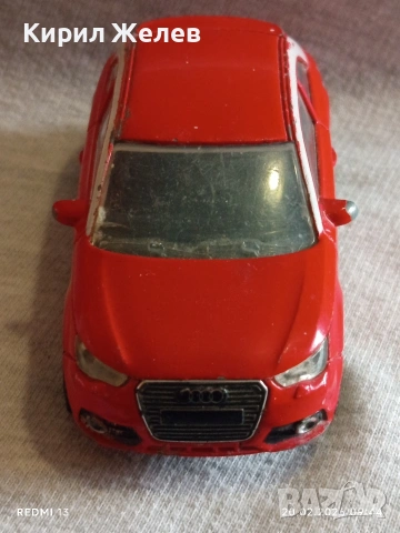 Метална количка Audi A1 Made in China за КОЛЕКЦИЯ ДЕКОРАЦИЯ 31149, снимка 2 - Колекции - 53557441