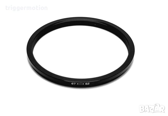 67mm - 62mm Преходник за филтър на резба, Step-Down Lens Filter Adapter Ring