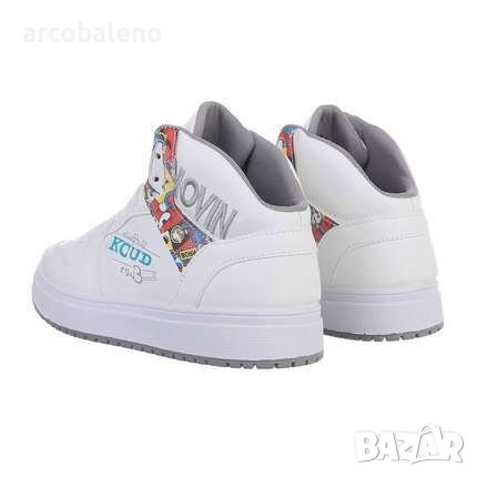 Дамски високи кецове, 3цвята , снимка 4 - Кецове - 40393879