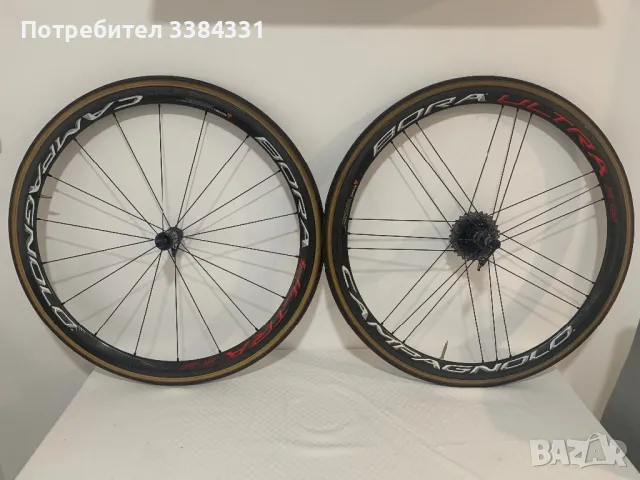 Карбонови капли Campagnolo Bora Ultra 35mm клинчер, снимка 2 - Велосипеди - 49321059