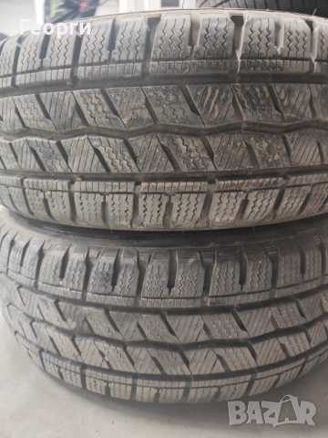 2бр.зимни гуми 195/60/16C Hankook, снимка 6 - Гуми и джанти - 52462859