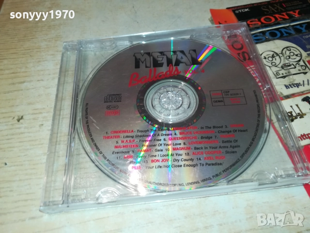 METAL BALLADS CD 2509251528, снимка 10 - CD дискове - 51835796