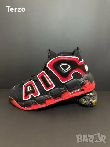 Nike Air More Uptempo '96' - Red & Black, Black & Gold, Black & White, снимка 3 - Маратонки - 48120053