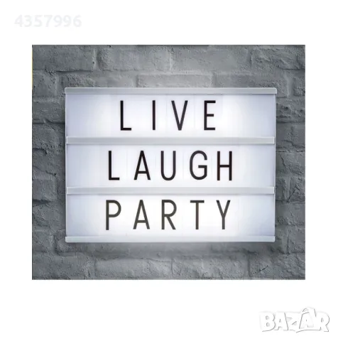  Магнитен светещ LED панел с букви , снимка 2 - Лед осветление - 49004838