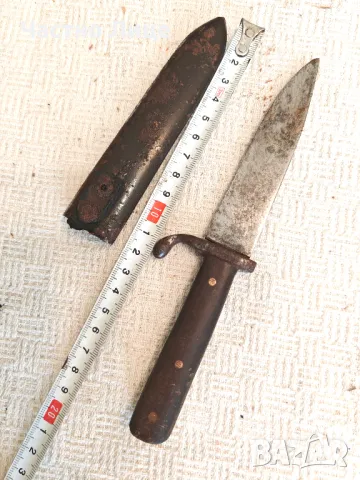 Супер Рядък Оригинален Немски Боен Нож Щик WW II 21см с Канията, снимка 4 - Антикварни и старинни предмети - 49975531