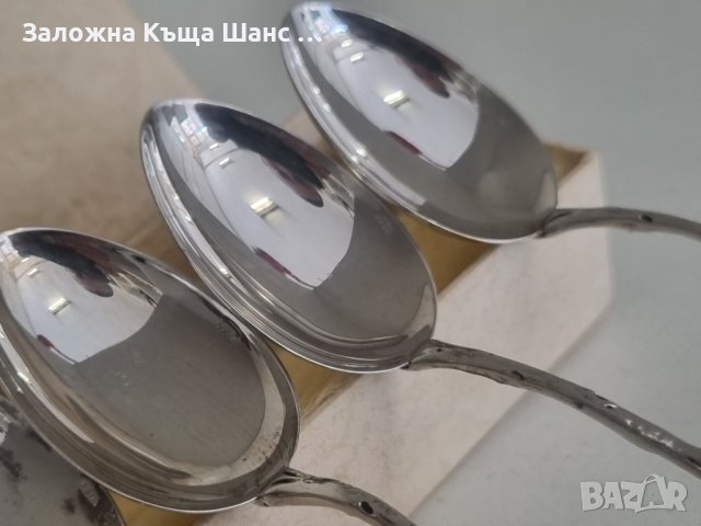 Антикварни сребърни лъжички 6 бр , снимка 4 - Антикварни и старинни предмети - 41968253