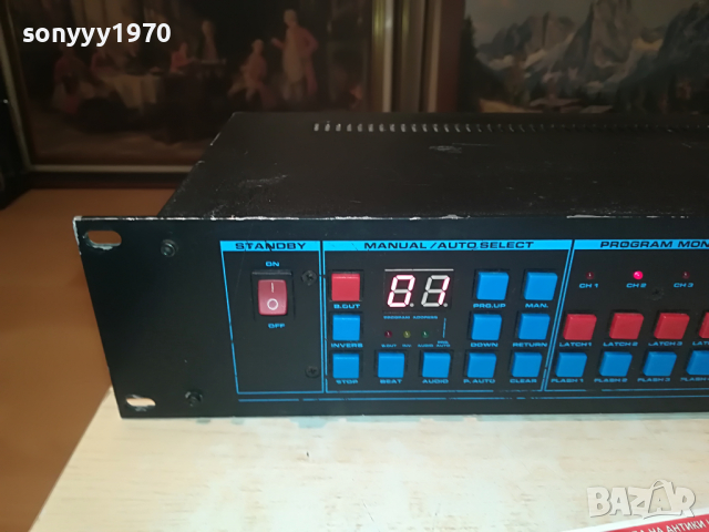 OMNITRONIC DISCO LIGHT-GERMANY 2003221759, снимка 4 - Ресийвъри, усилватели, смесителни пултове - 36171451