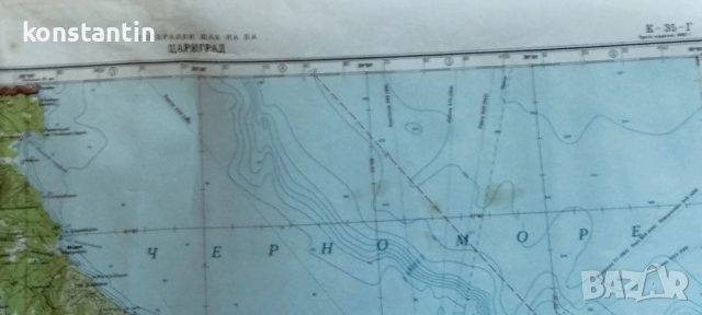 КАРТА ЦАРИГРАД/ИСТАНБУЛ, снимка 2 - Колекции - 53824542