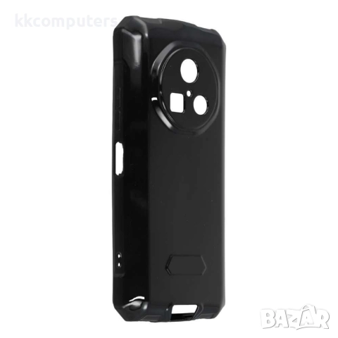 Калъф с протектор за Doogee Fire 7 / Fire 5 – мек TPU удароустойчив калъф, прозрачен или черен, снимка 4 - Резервни части за телефони - 52477395