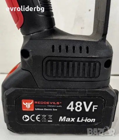 СУПЕР ПРОМОЦИЯ!!! АКУМУЛАТОРНА РЕЗАЧКА/ТРИОН ЗА ДЪРВА 12"/305мм., снимка 9 - Други машини и части - 48663367