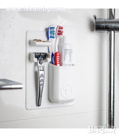 САМОЗАЛЕПВАЩ СИЛИКОНОВ ОРГАНАЙЗЕР ЗА БАНЯ - код 2027, снимка 4 - Други стоки за дома - 33964297