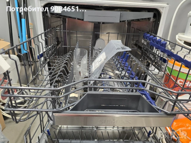 Съдомиялна за пълно вграждане SIEMENS iQ500 SX65EX07CE, 14 комплекта , снимка 7 - Съдомиялни - 50501229