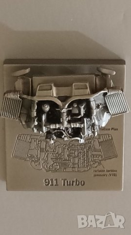 PORSCHE 911 TURBO.Миниатюрен модел на автомобилен двигател, преспапие. , снимка 8 - Други ценни предмети - 42032791