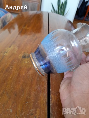 Стара стъклена кана,каничка #9, снимка 6 - Други ценни предмети - 34167226