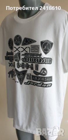 Jordan Air Cotton  Mens Size 2XL НОВО! ОРИГИНАЛ! Мъжка Тениска!, снимка 2 - Тениски - 44480028