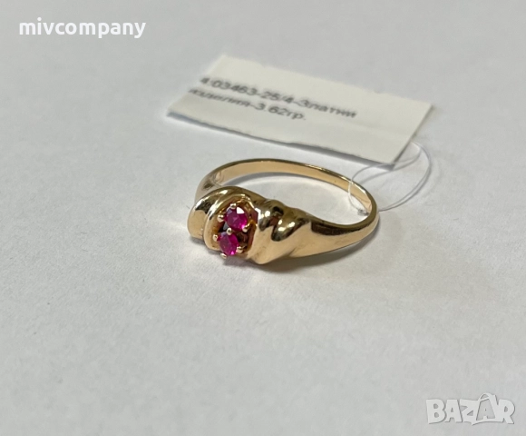 Златен пръстен 3.62гр., снимка 2 - Пръстени - 52615246