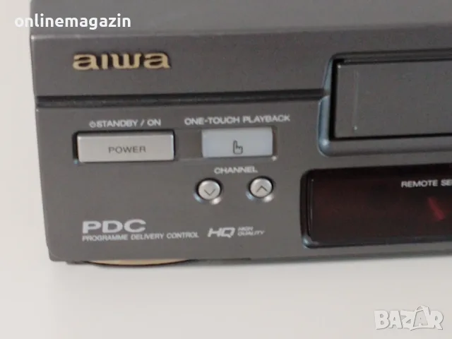 (ВИДЕО) Видеорекордер AIWA  VHS, снимка 5 - Плейъри, домашно кино, прожектори - 56111489