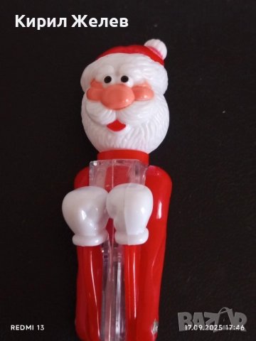 Химикал сувенир ДЯДО КОЛЕДА за КОЛЕКЦИЯ ДЕКОРАЦИЯ 50592, снимка 2 - Други ценни предмети - 51747661