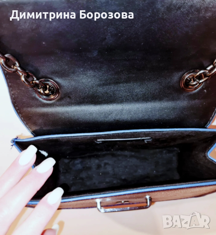 Дамска тъмносиня клъч чанта НЕНАЛИЧНО , снимка 5 - Чанти - 44575235