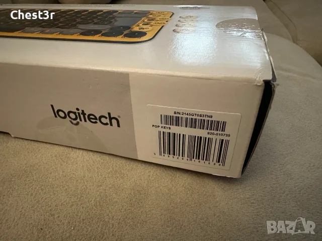 Logitech POP Keys Blast Yellow - безжична механична клавиатура, нова, снимка 6 - Клавиатури и мишки - 56052856