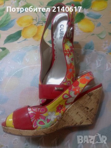 Многоцветни сандали CUBE N:39, снимка 3 - Сандали - 41489810