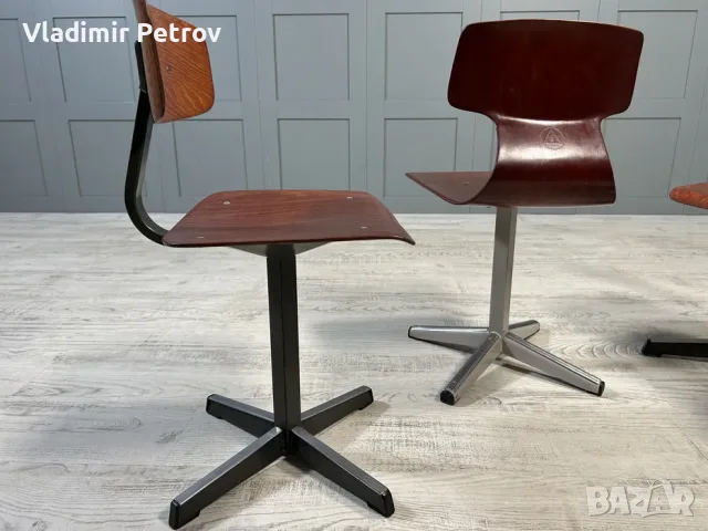 Винтидж детски столове Н048, снимка 4 - Столове - 56019144