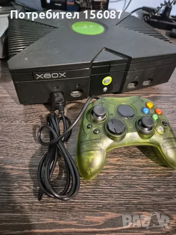 Xbox Classic Transperant Green Controller, снимка 9 - Xbox конзоли - 55905708