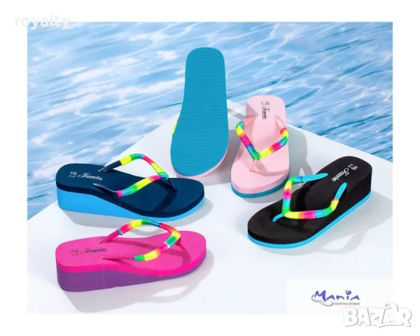 Дамски джапанки на платформа