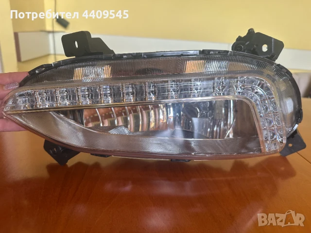 Десен халоген с LED светлина Хюндай Санта Фе/Тусон, снимка 3 - Части - 50507741