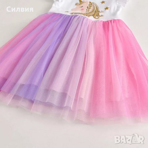 Нова рокля с еднорог за 2-3г и 3-4г, снимка 3 - Детски рокли и поли - 35998488