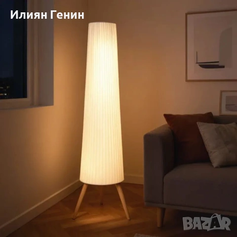 LED лампа за хол HOMCOM, димируема, снимка 10 - Настолни лампи - 53627018