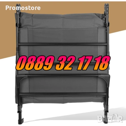 Сгъваемо походно легло тип шезлонг, шезлонг походно легло 190 см, снимка 5 - Градински мебели, декорация  - 51293355