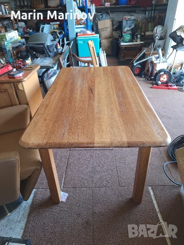 Масивна трапезна маса, снимка 2 - Маси - 53848948