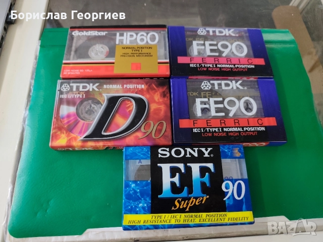 Нови аудио касетки tdk sony