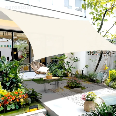 Cool Area Сенник за хладна зона, правоъгълен 2,0 x 3,0 метра, слънцезащитен HDPE, подходящ за градин, снимка 3 - Градински мебели, декорация  - 51253375