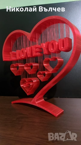 Дизайнерска 3D Скулптура "Вечна Любов" – Уникален Подарък за Специални Моменти, снимка 2 - Романтични подаръци - 53244816