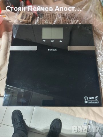 SANITAS Кантар за баня »SBF 73«, с ап, макс.180, снимка 4 - Други - 41023236