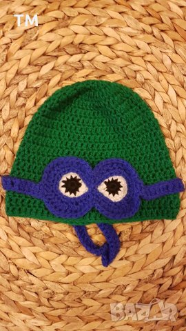 Ръчно плетени бутикови 3D шапки с любими детски герои, снимка 11 - Шапки, шалове и ръкавици - 34535794