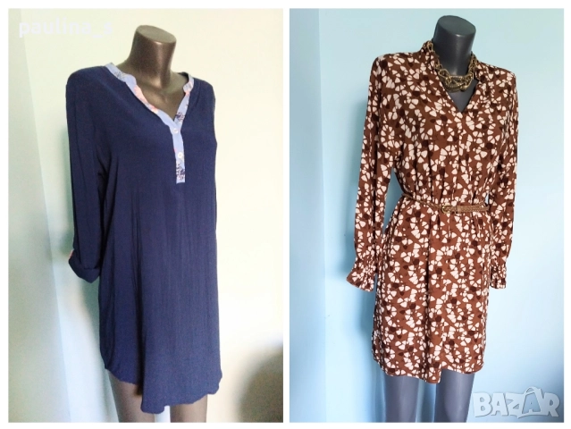 Два различни броя / Ефирна рокля тип туника "S'Oliver" и "three M" 