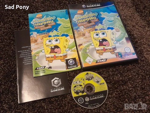 Nintendo GameCube SpongeBob игра , снимка 1 - Игри за Nintendo - 47709055