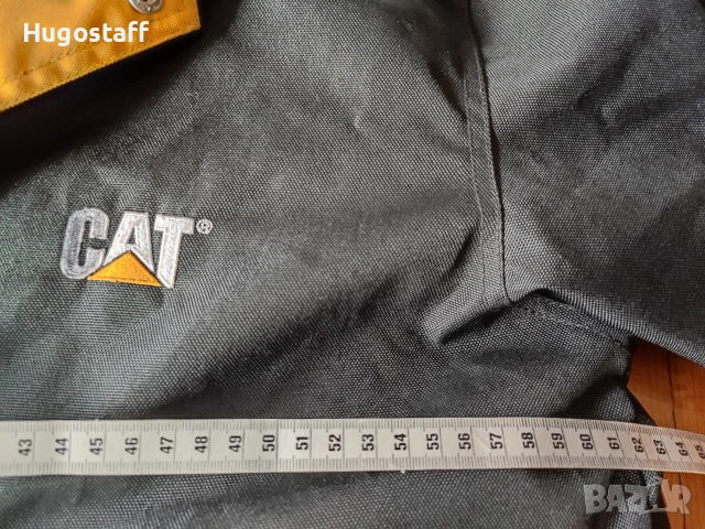 Мъжко черно качулка непромокаемо работно яке Caterpillar heavy duty (CAT)., снимка 8 - Якета - 52590759