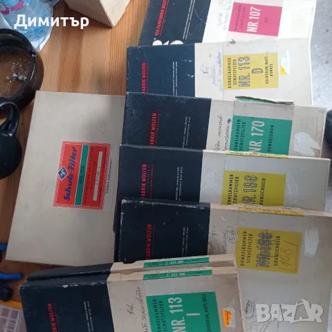 Рядък комплект за тъмна стая ORWO – Лампа + 7 защитни филтъра (18/24 см), снимка 6 - Светкавици, студийно осветление - 56102723