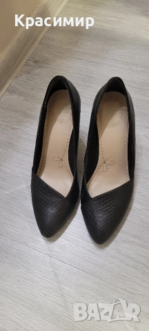 Дамски обувки Clarks Естествена кожа N38 , снимка 3 - Дамски ежедневни обувки - 52889504