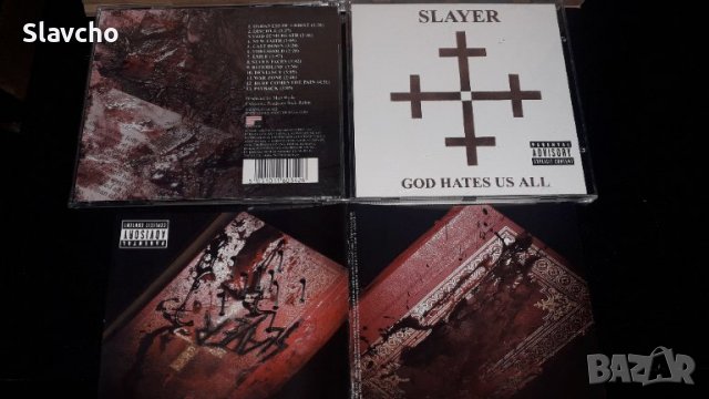 Компакт диск на - Slayer – God Hates Us All /2001, снимка 6 - CD дискове - 39457676