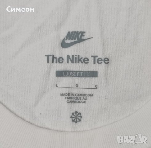Nike Sportswear Long Sleeve оригинална блуза L Найк памук спорт, снимка 3 - Спортни дрехи, екипи - 40801661