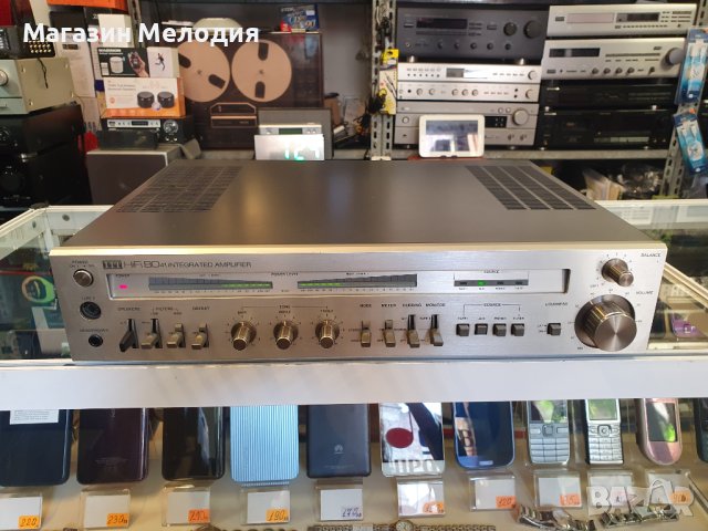 Усилвател ITT 8041 В отлично техническо и визуално състояние. Две по 130 вата музикална , снимка 2 - Ресийвъри, усилватели, смесителни пултове - 41001099