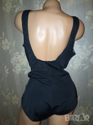 Ulla Popken XXL/ EU-50- Цял бански костюм с флорални мотиви , снимка 4 - Бански костюми - 41927637