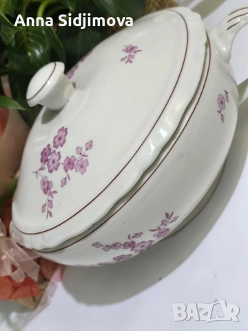 Български порцелан супник , снимка 2 - Сервизи - 51883742